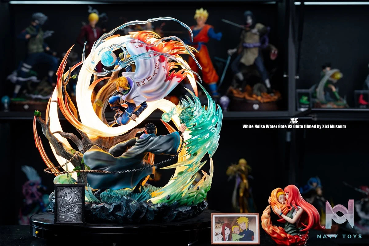 White Noise Studio - Minato vs Obito - Naruto resin statue white noise anime figure