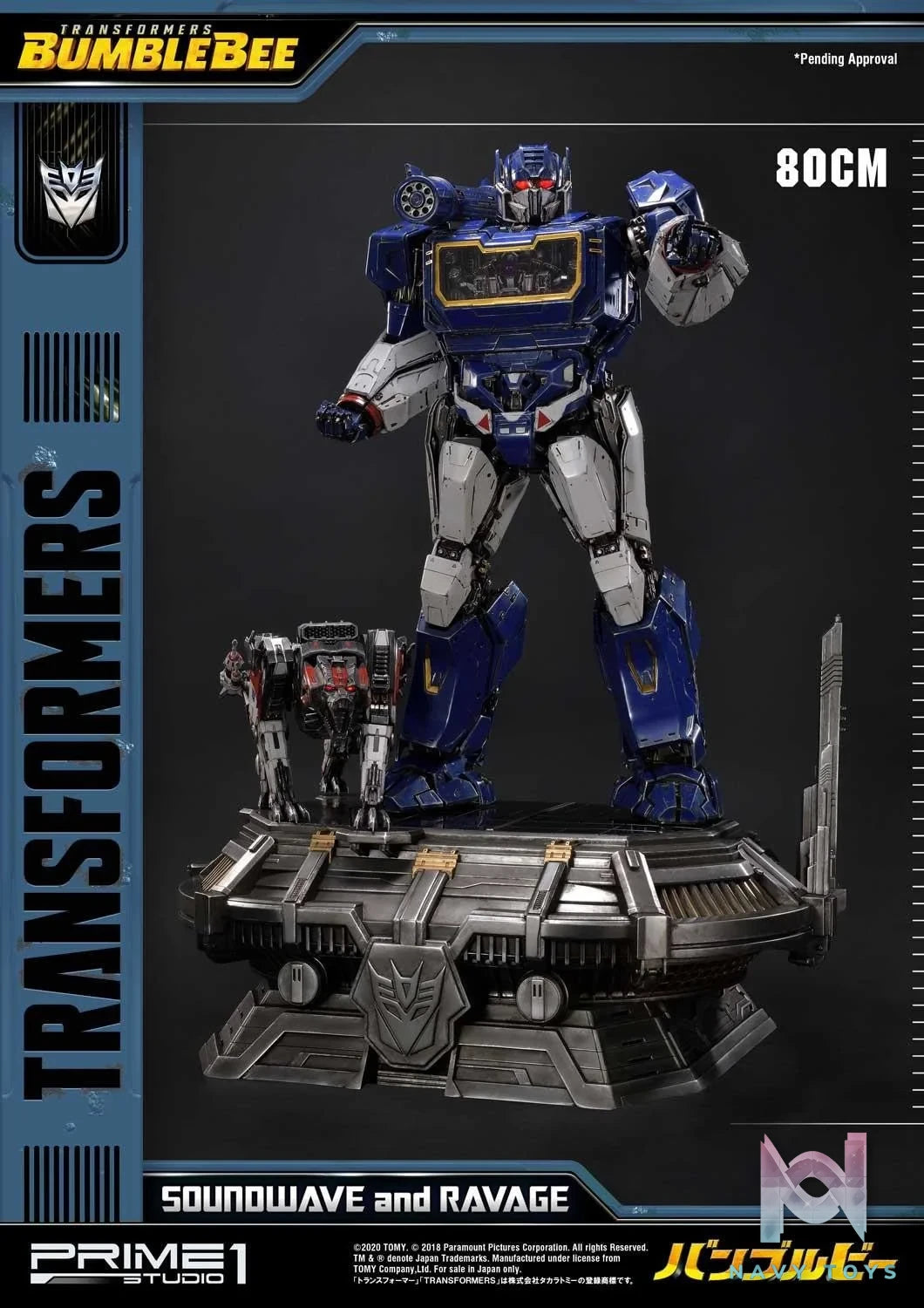 SOUNDWAVE RAVAGE(Liên Hệ) resin statue prime 1 studio anime figure