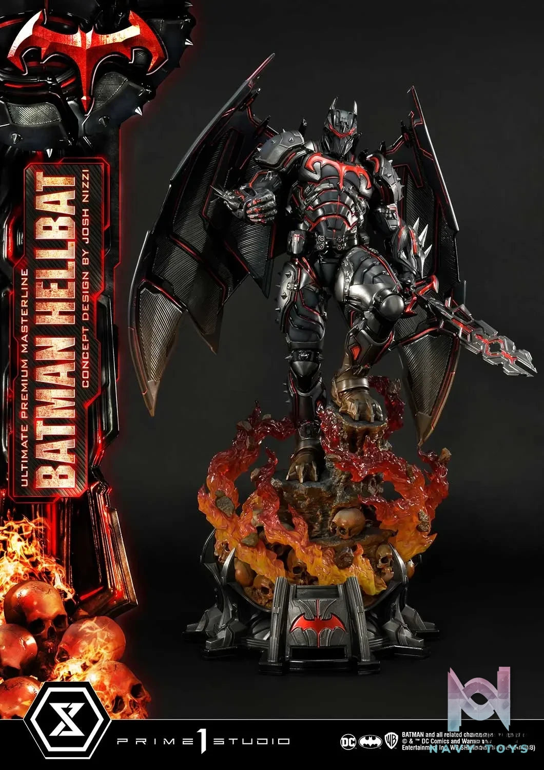 Prime 1 Studio – Ultimate Premium Masterline Batman (Comics) Batman Hellbat Concept Design by Josh Nizzi UPMDC-06 UPMDC-06DX UPMDC-06DXS (Licensed)