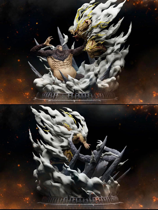 Armored Titan VS Beast Titan - Attack On Titan - Chikara Studio resin statue Chikara Studio anime figure