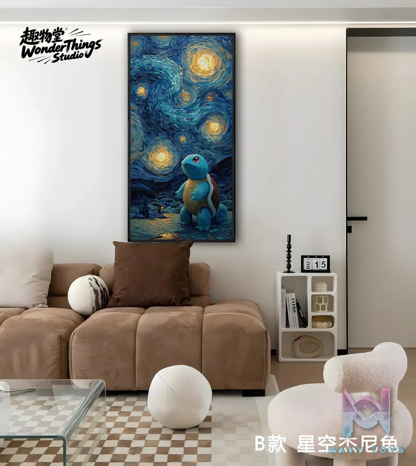 Wonder Things Studio – Van Gogh Pokémon Oil Painting #03 Pokémon