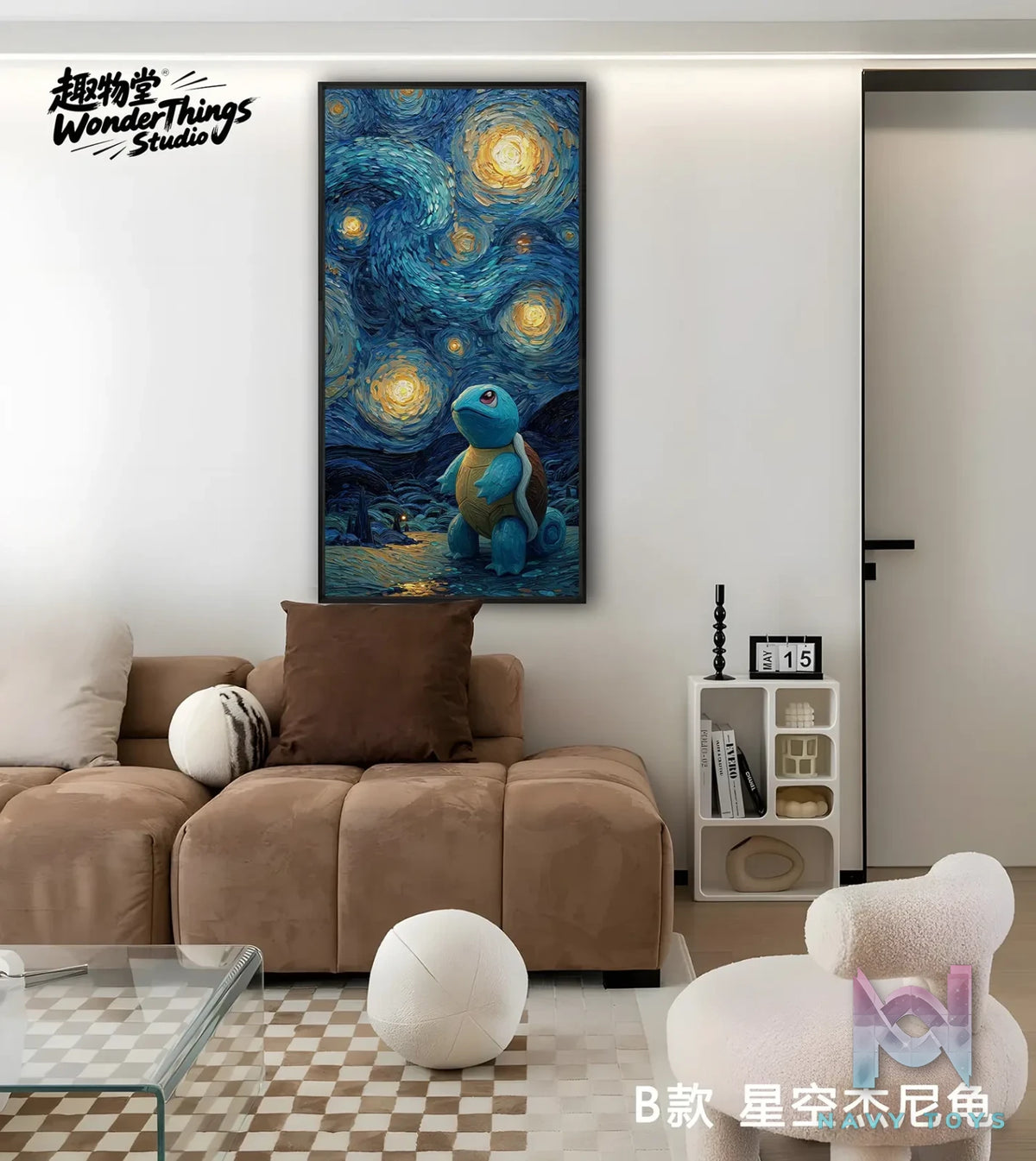 Wonder Things Studio – Van Gogh Pokémon Oil Painting #03 Pokémon