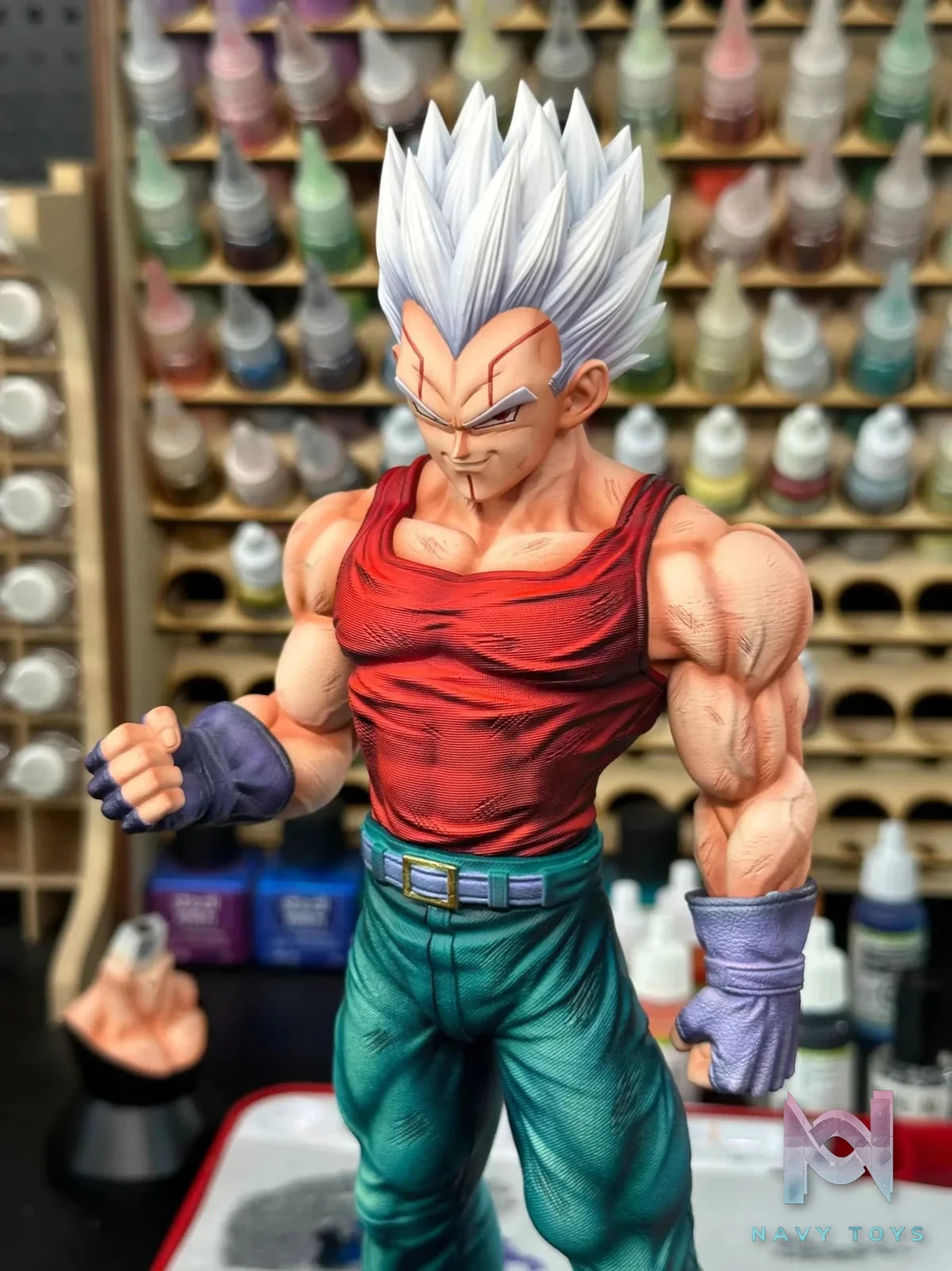 Li Zi Studio - GT Vegeta Dragon Ball resin statue Navy Toys anime figure