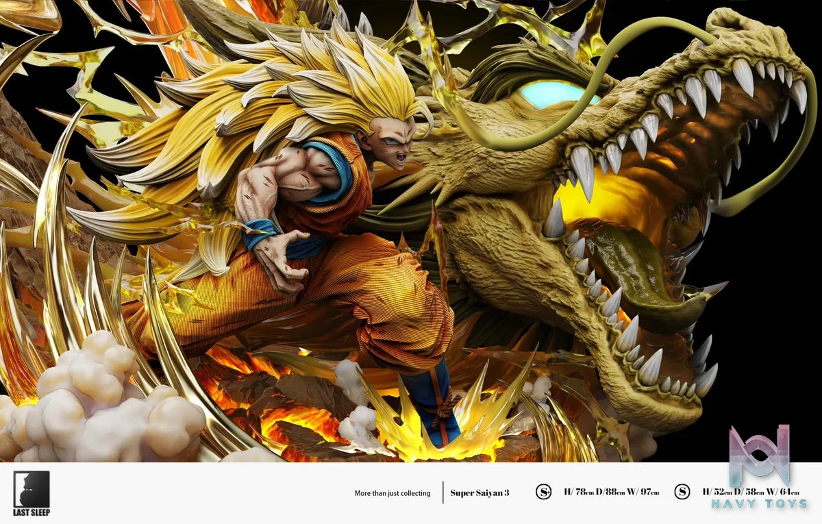 Son Goku SSJ3 Dragon Last Sleep Studio - Dragon Ball resin statue Last Sleep Studio anime figure