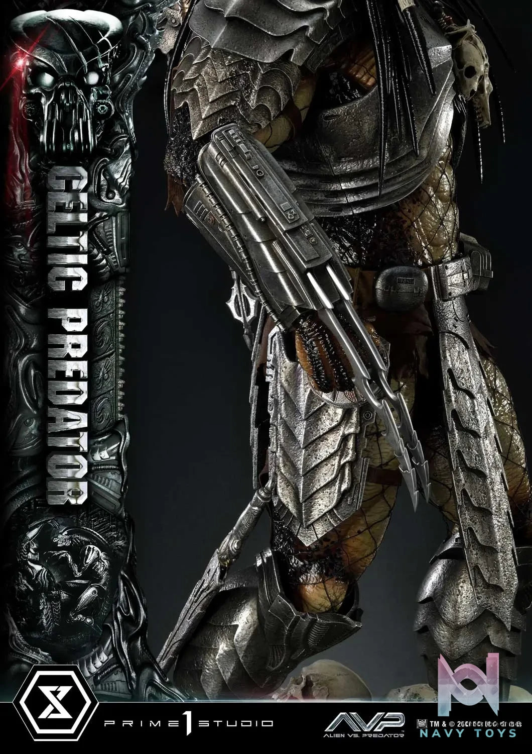 Prime 1 Studio Museum Masterline Alien vs. Predator Celtic Predator MMPR-05 MMPR-05S