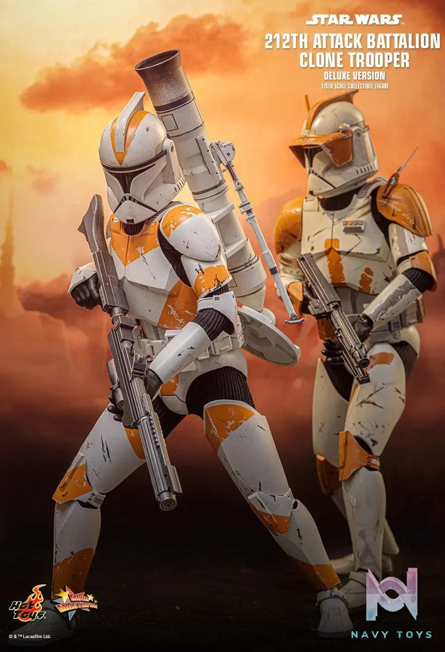 Hottoys – 1/6 Scale Star Wars 212th Attack Battalion Clone Trooper MMS851 MMS852 (Licensed)