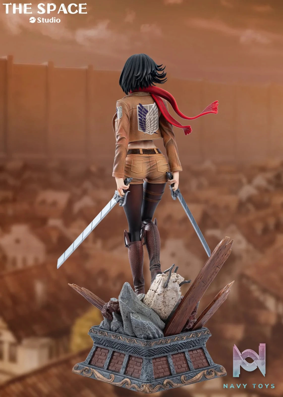 Mikasa Ackerman resin statue The Space Studio anime figure