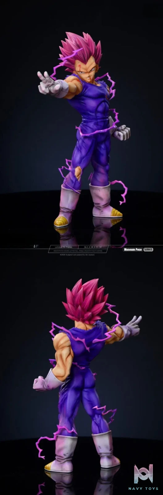 PowerClub Studio – Ultra ego Vegeta & Majin Vegeta 1/6 Collectible Statues Dragon Ball