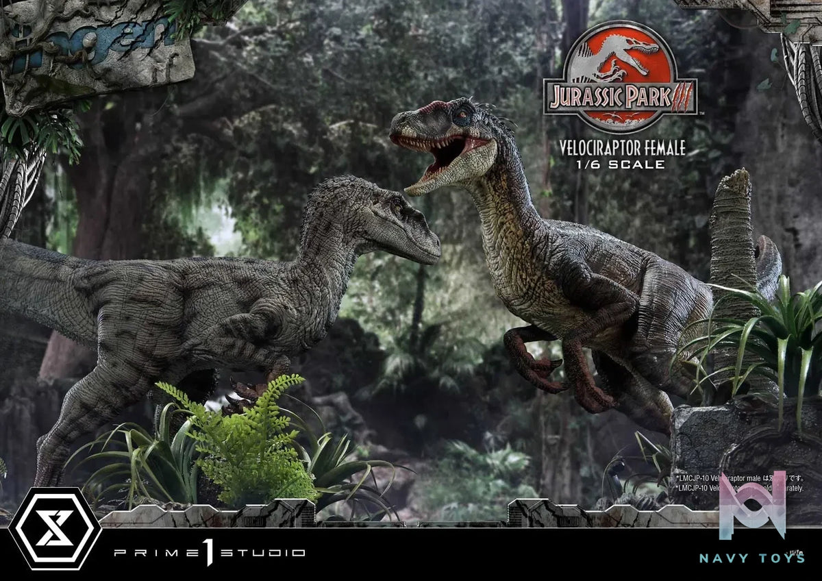 Prime 1 Studio – Legacy Museum Collection Jurassic Park III (Film) Velociraptor Female LMCJP-11 LMCJP-11S (Licensed)