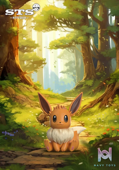 STS Studio – Pokemon 120 scale world 151 illustration series Jolteon & Flareon & Vaporeon