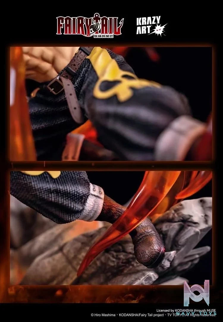 Natsu Dragneel resin statue Krazy art Studio anime figure