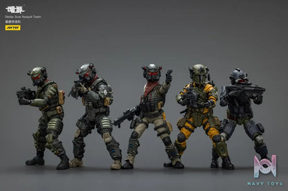 JOYTOY – Stellar Scar Assault Team Gravelgold & Darksilicon & Titanite & Firesulfur & Ghostmanganese JT01871 JT01888 JT01895 JT01901 JT01918 (Licensed)