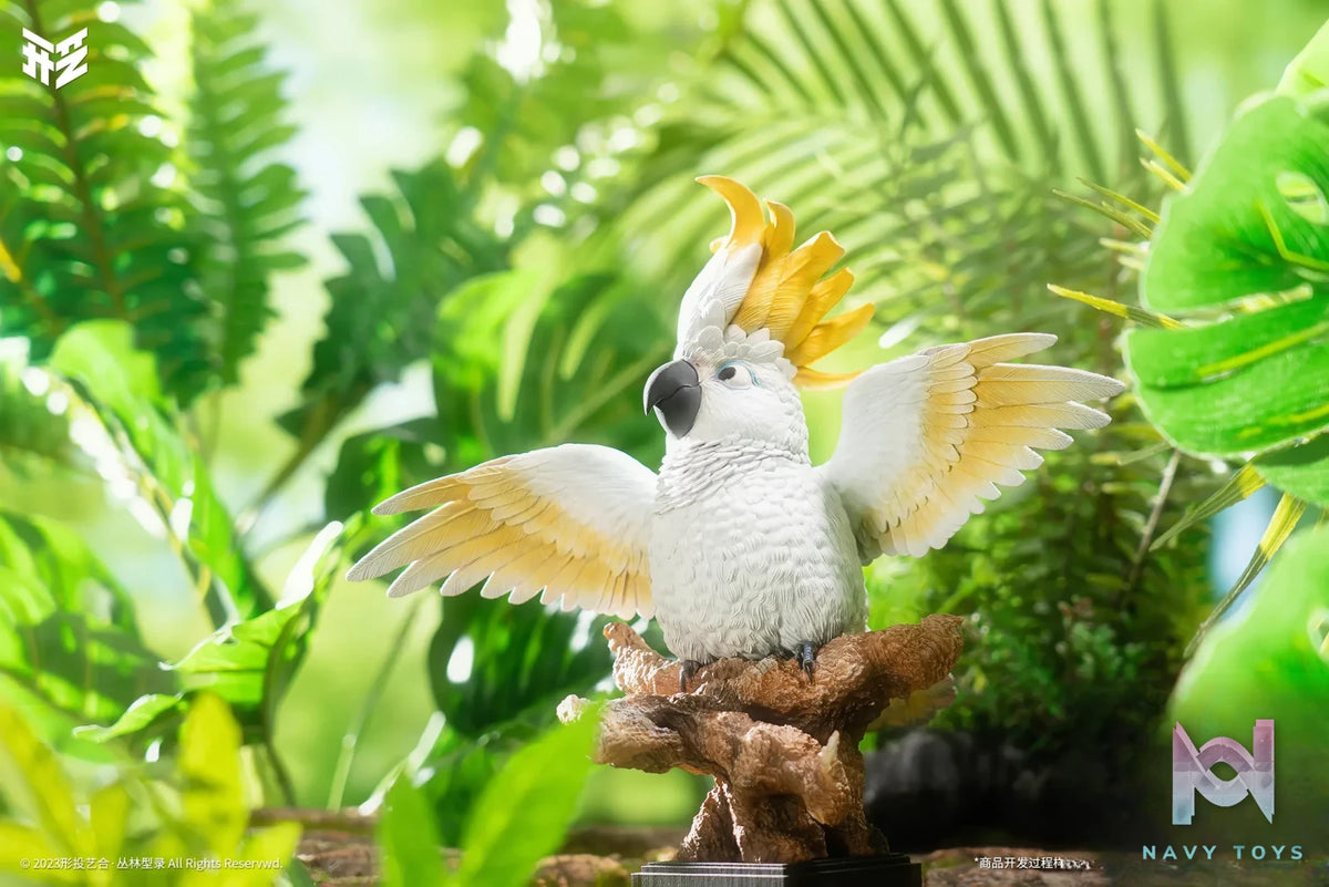 Xing Tou Yi He Studio – Jungle Catalog 003 Cacatua galerita Sulphur-crested Cockatoo Bromel (Licensed)