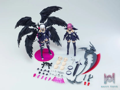 Feng Yu Studio – Six-Winged Black Angel Assembly Model (Licensed)