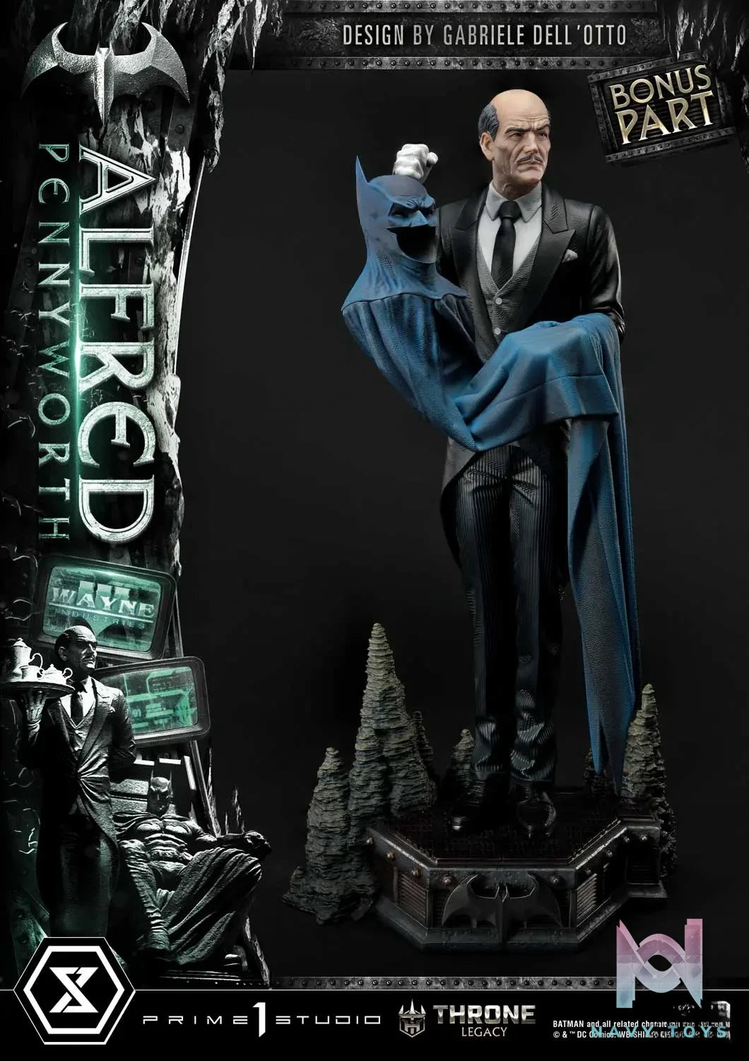 Prime 1 Studio – Throne Legacy Batman (Comics) Alfred Pennyworth TLCDC-02 TLCDC-02S (Licensed)