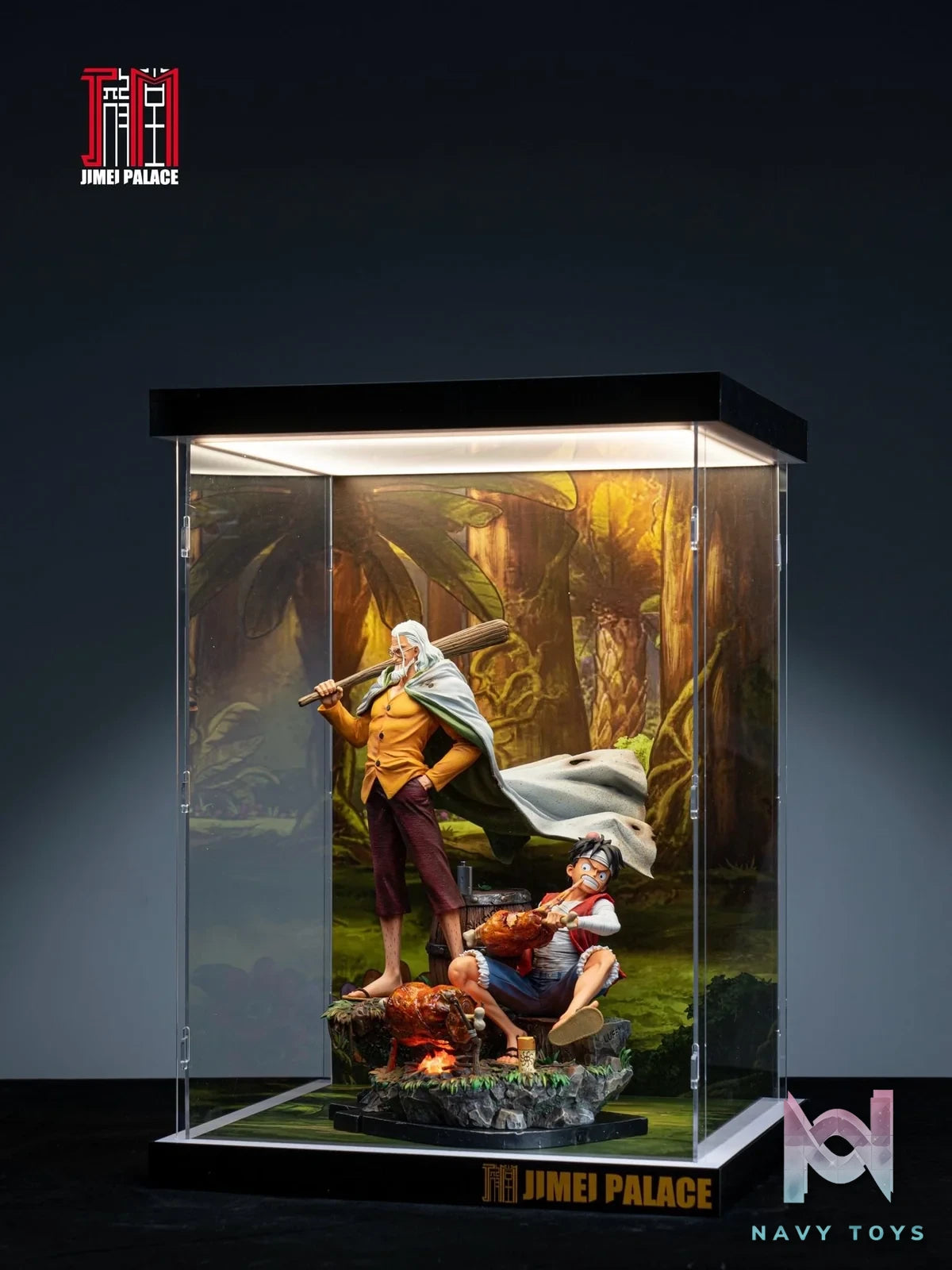 Luffy & Rayleigh - One Piece - Jimei Palace resin statue Jimei Palace Studio anime figure