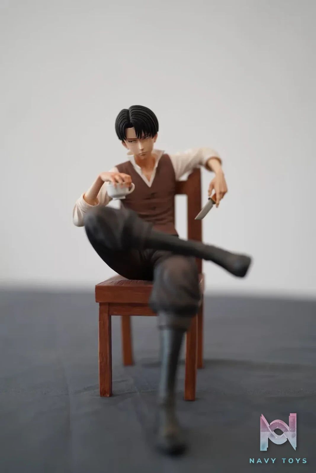 TITAN Studio - Attack on Titan Side Story Series 01 Levi resin statue Navy Toys anime figure