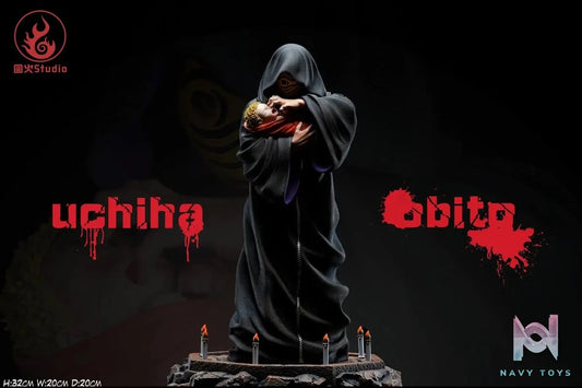 Uchiha Obito resin statue Yuan Huo Studio anime figure