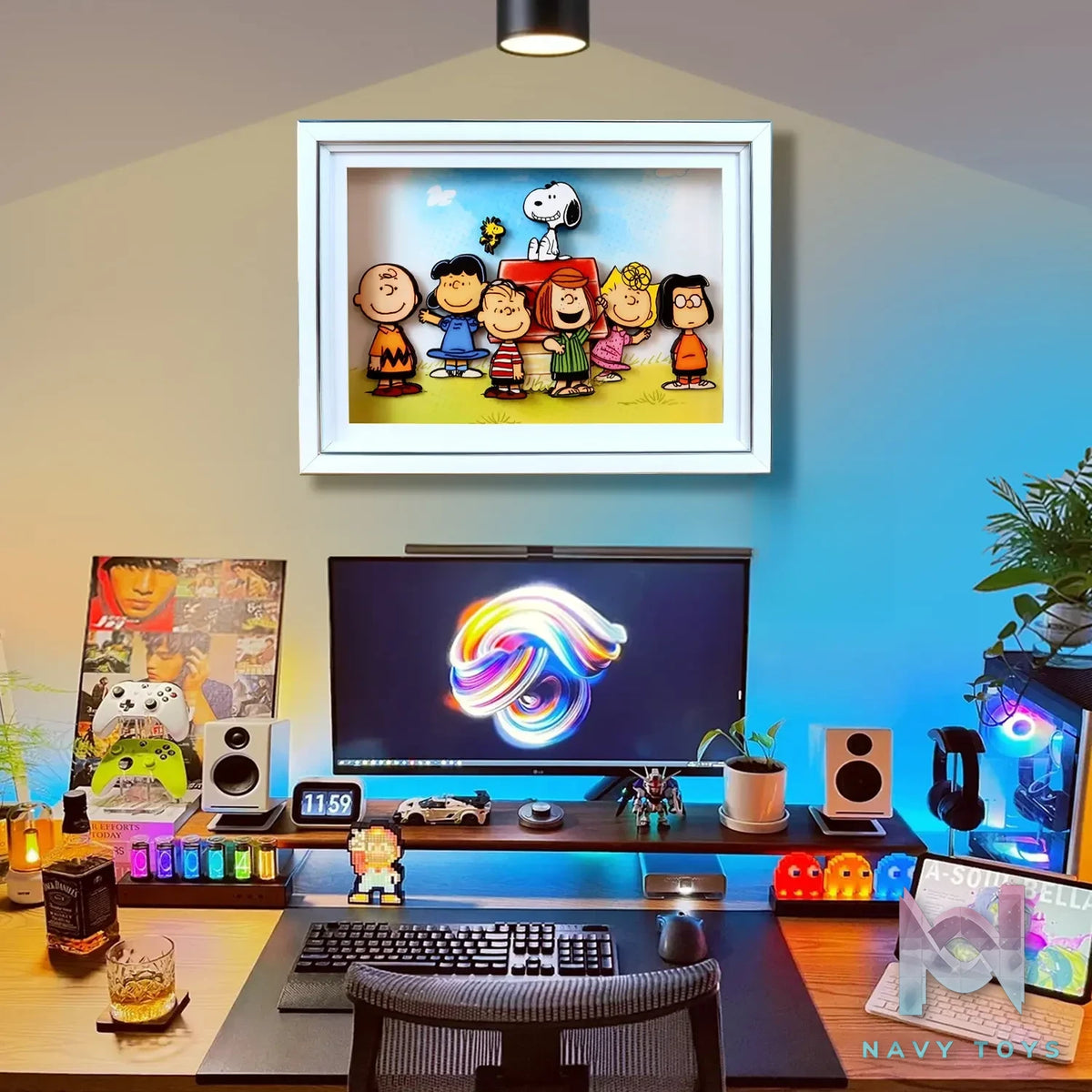 KALA HOME Studio – Peanuts Multiple Characters 3D Decorative Painting Peanuts