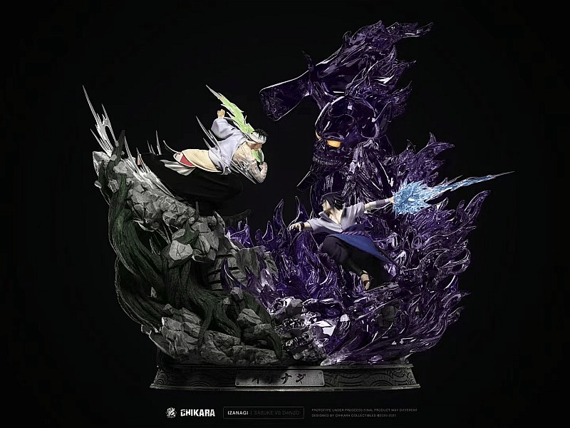 Chikara Studio - Danzo vs Uchiha Sasuke resin statue Chikara Studio anime figure