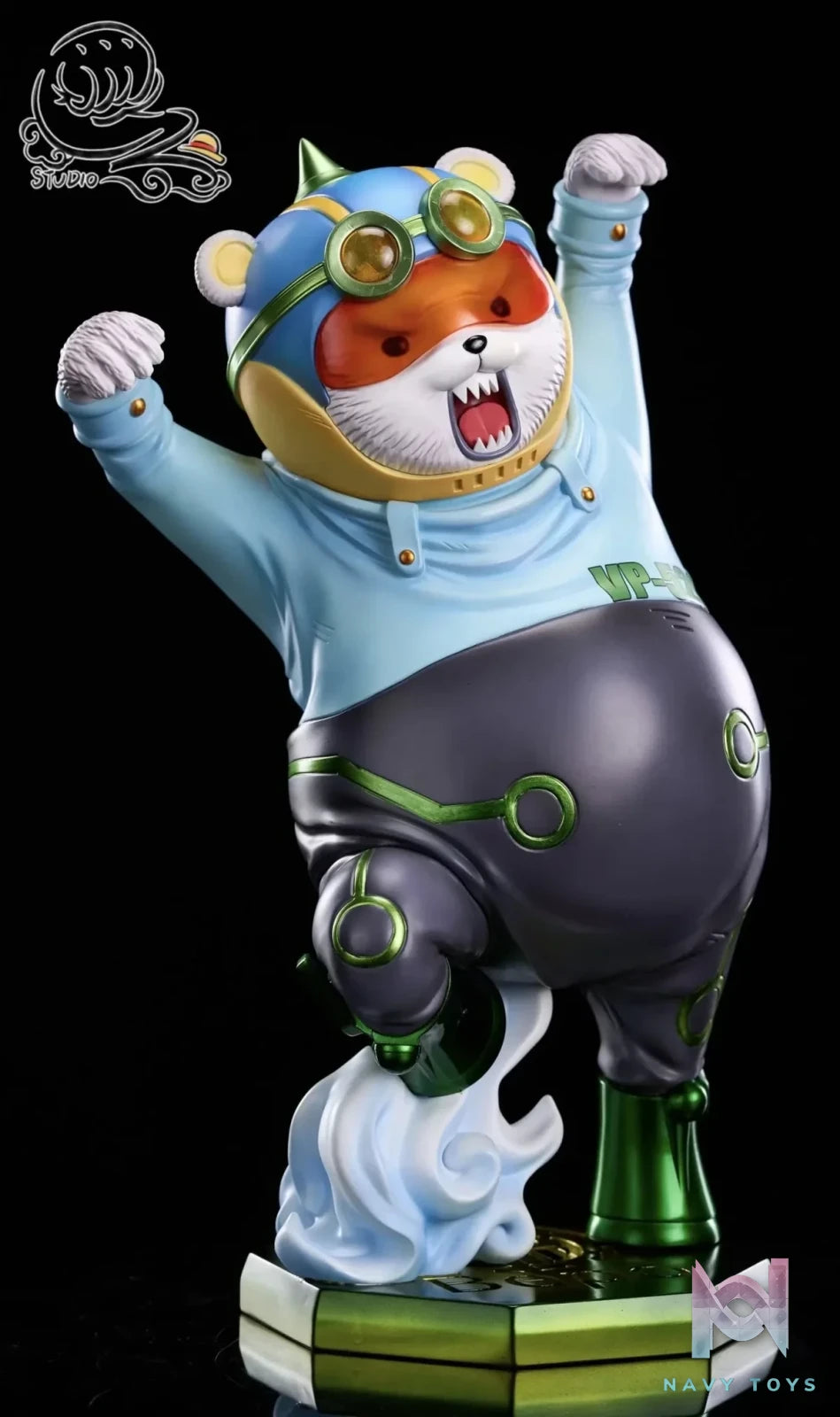RZ Studio - Future Fantasy Series 2 Egghead Law + Bepo One Piece resin statue Navy Toys anime figure