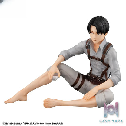 MegaHouse – G.E.M. Series Attack on Titan Palm Size Eren X Captain Levi Complete Figure (Licensed)