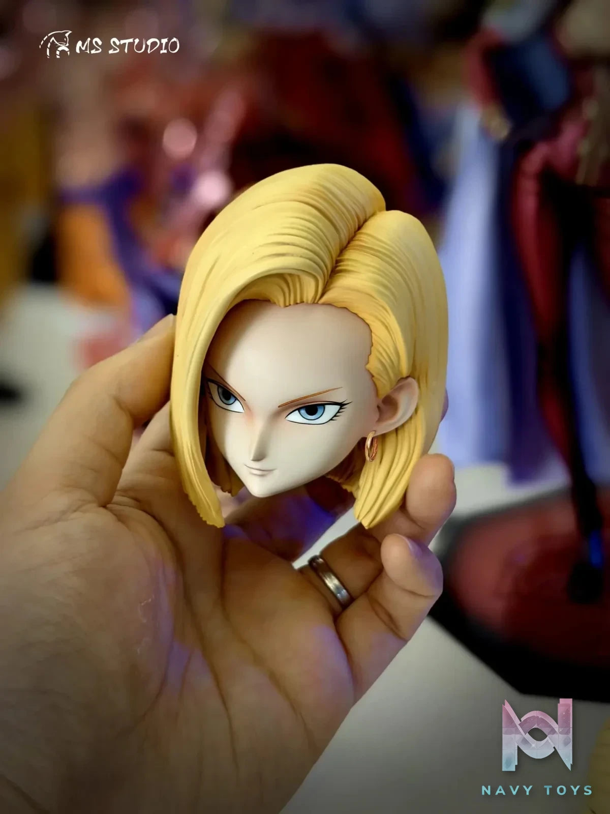 MS Studio - Dragon Ball Mechanical Girl Android 18 resin statue Navy Toys anime figure