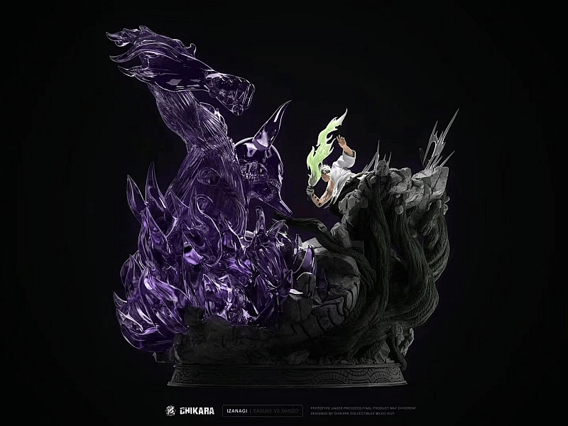 Chikara Studio - Danzo vs Uchiha Sasuke resin statue Chikara Studio anime figure