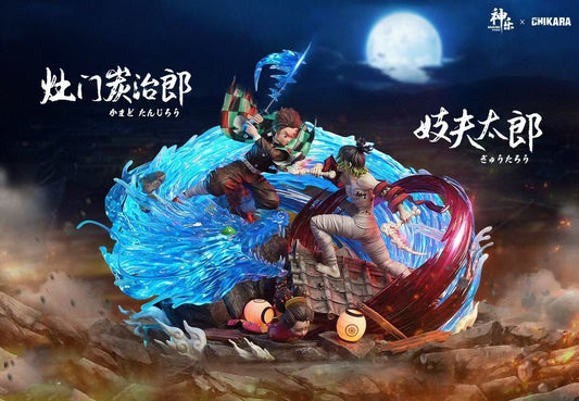 Kamado Tanjiro vs Gyutaro - Shen Le x Chikara resin statue chikara studio anime figure