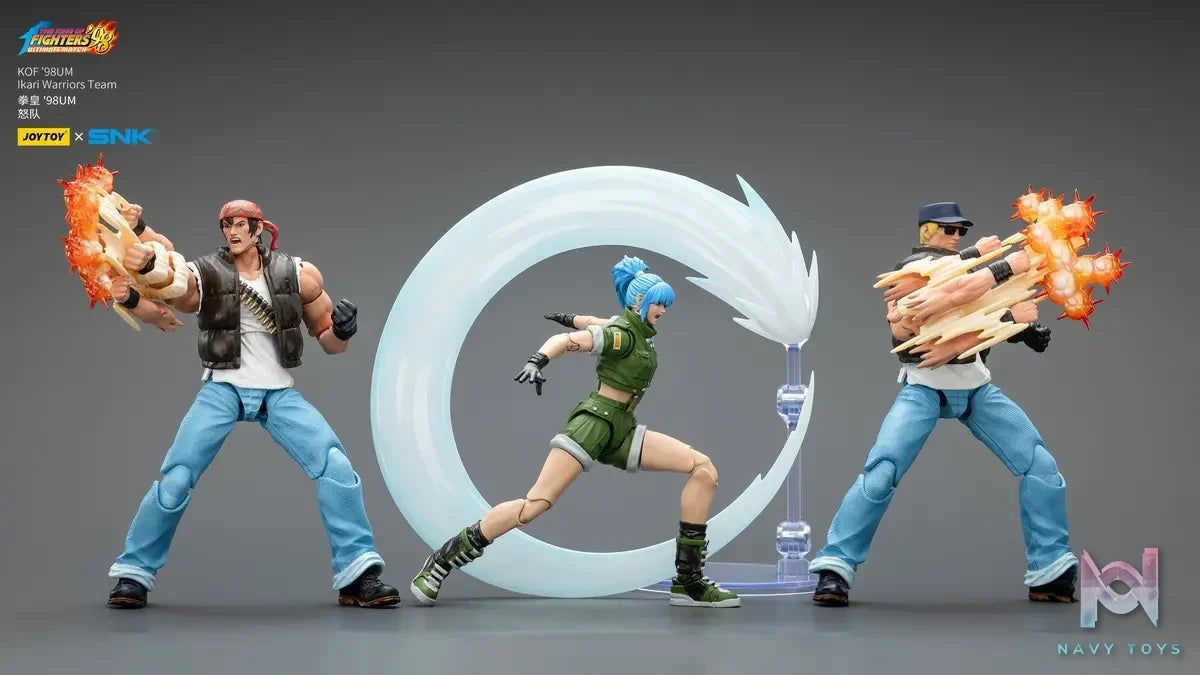 JOYTOY – 1/18 The King of Fighters 98 UM Ikari Team Leona Heidern & Ralf Jones & Clark Still JT01703 JT01710 JT01727 (Licensed)
