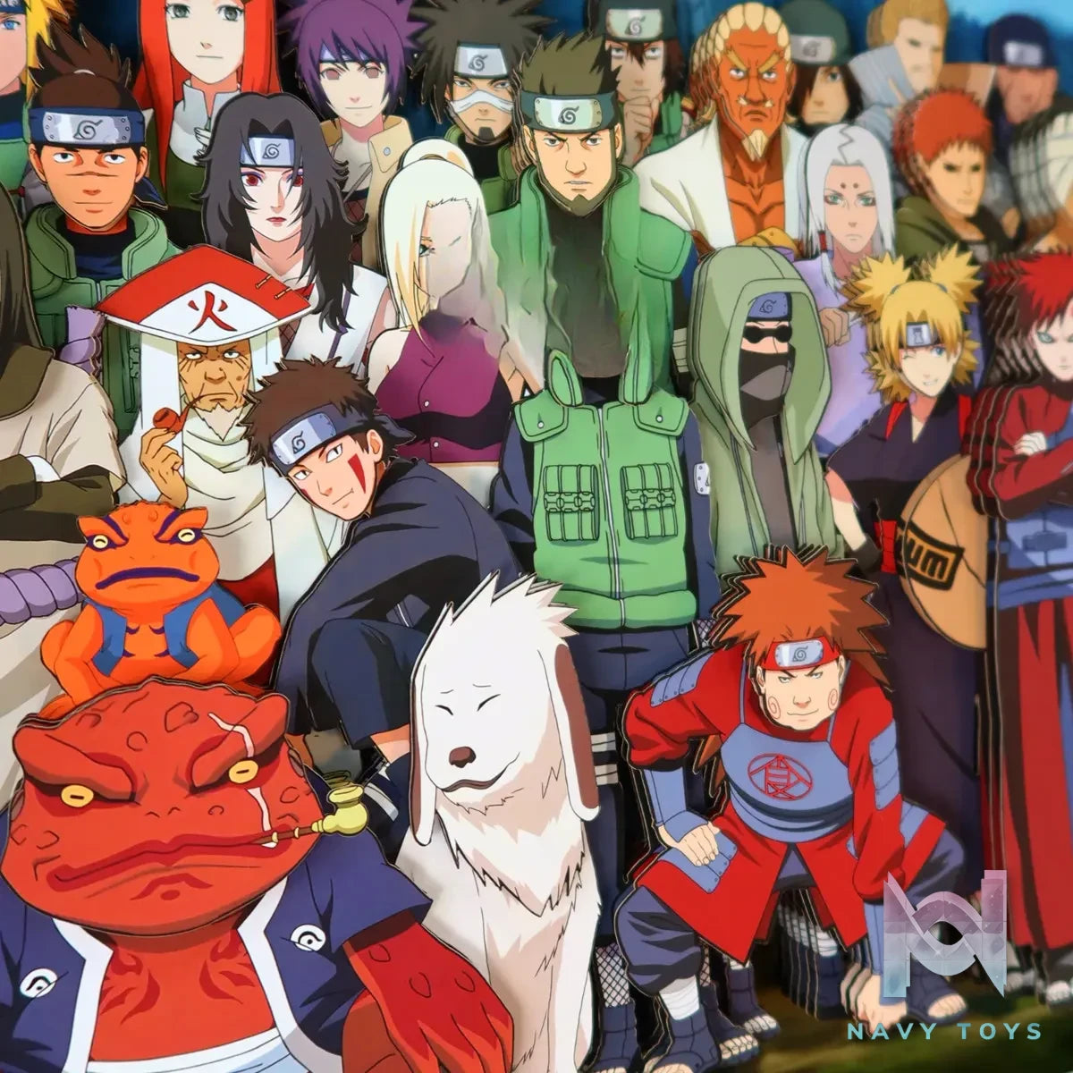 KALA HOME Studio – Naruto Multiple Characters #13 3D Decorative Painting Naruto