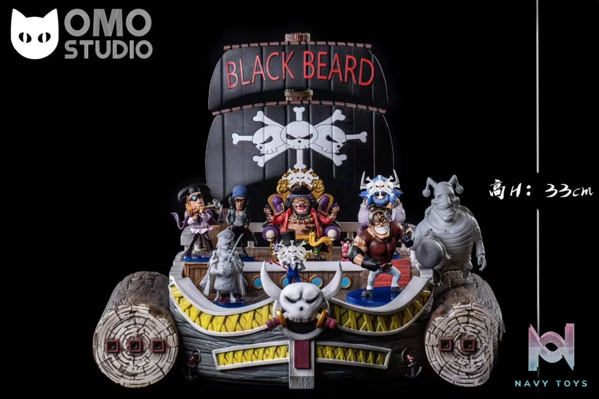 OMO Studio – One Piece Blackbeard Pirates Kuzan And Burgess