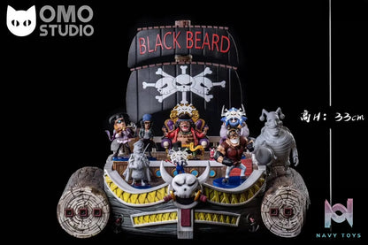 OMO Studio – One Piece Blackbeard Pirates Kuzan And Burgess