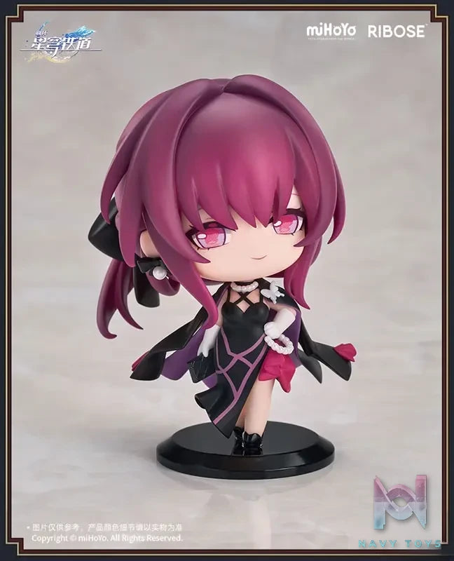 RIBOSE – Honkai: Star Rail Capsule Toy -Welcome to Train Tea Party- Kafka Chibi Figure (Licensed)