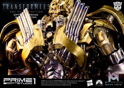 Prime 1 Studio – Museum Masterline Transformers: Age of Extinction (Film) Optimus Prime Knight Edition MMTFM-07 MMTFM-07GL (Licensed)
