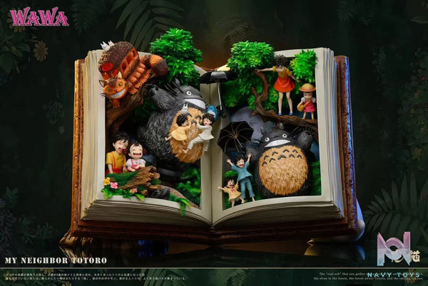 Hayao Miyazaki Book resin statue WAWA Studio anime figure