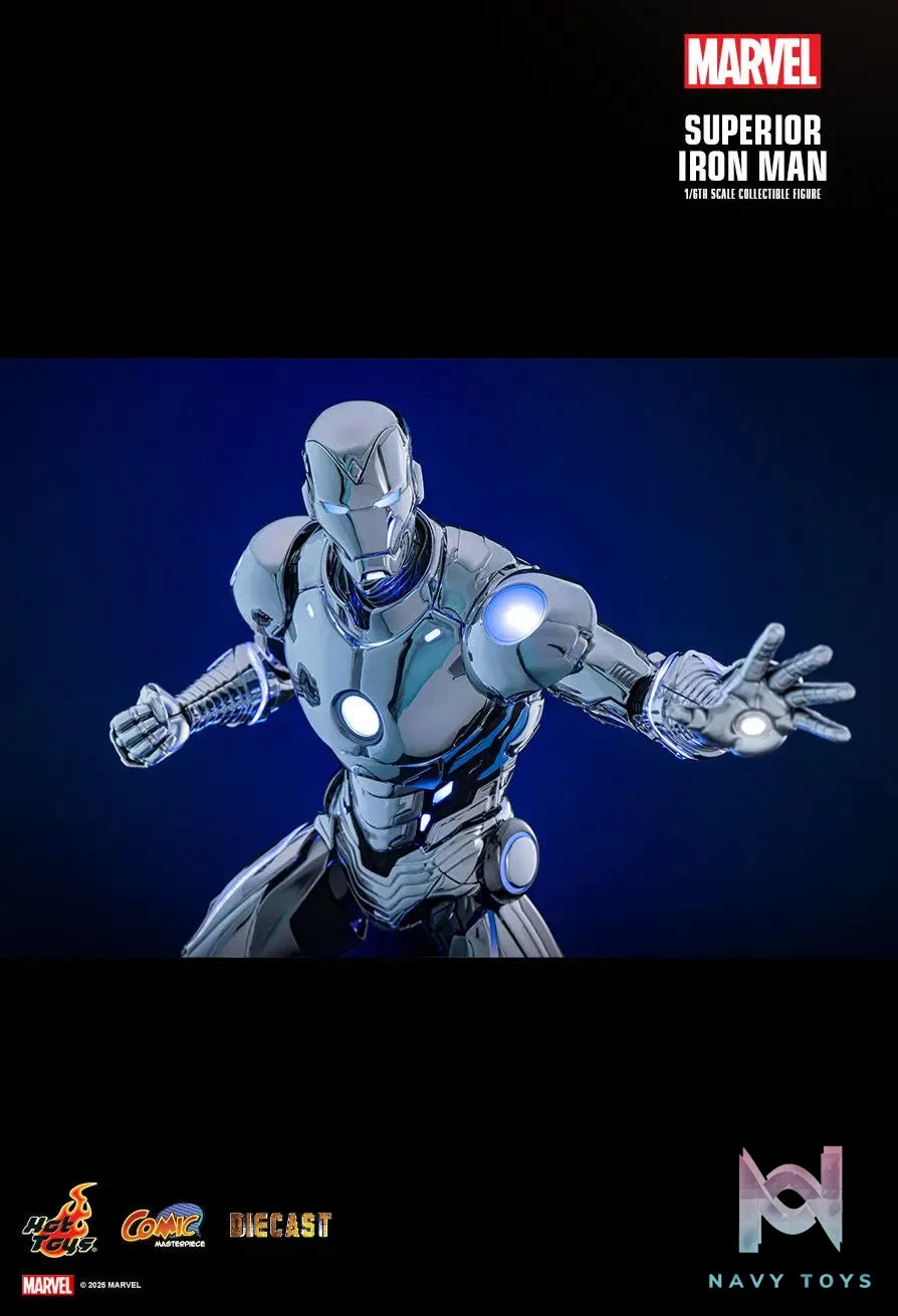 Hottoys – Marvel Comics Superior Iron Man 1/6th scale Collectible Figure CMS026D73 (Licensed)