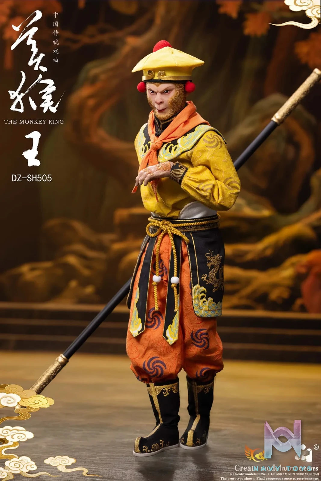 Createmodels x HAOYUTOYS – 1/6 “Chinese Opera” Series – Monkey King Movable doll DZ-SH505 (Licensed)