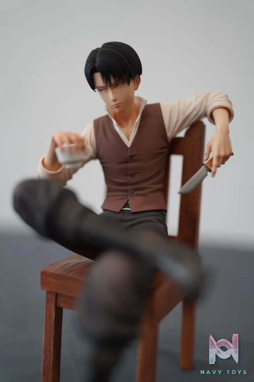 TITAN Studio - Attack on Titan Side Story Series 01 Levi resin statue Navy Toys anime figure