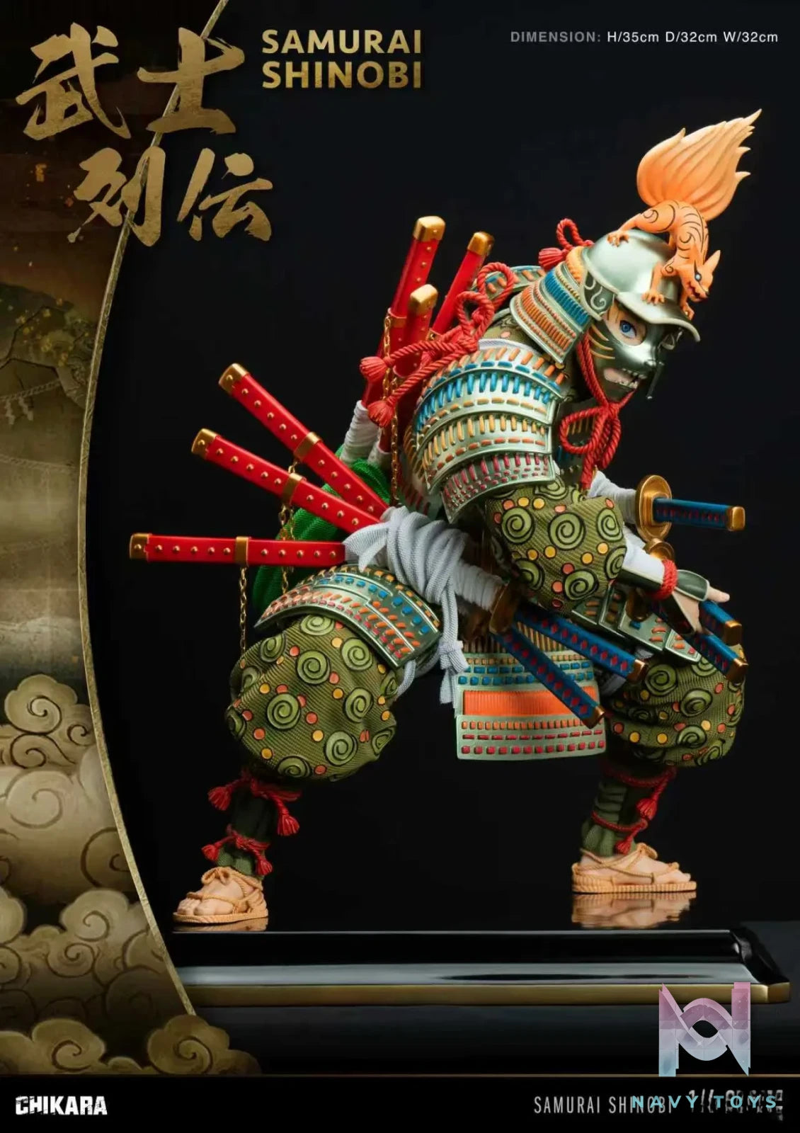 Chikara Studio – Nine tail Samurai Naruto