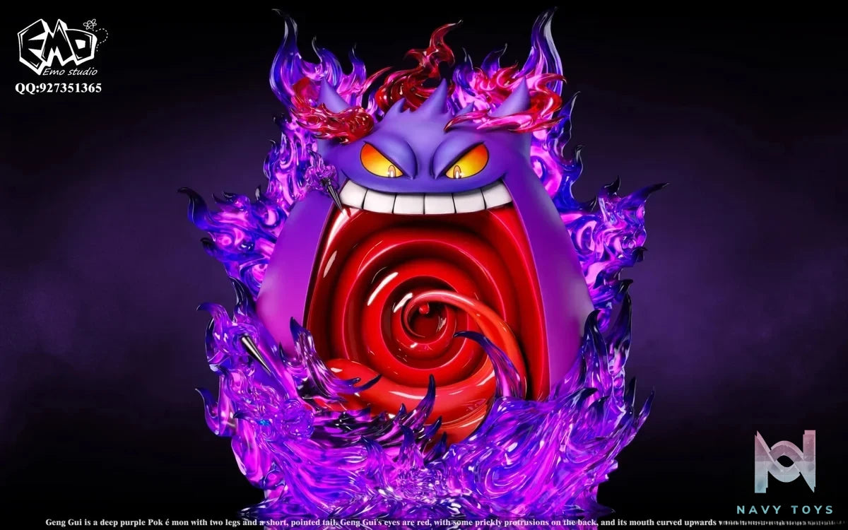Emo Studio - Pokemon Emo Graduation Model 1 Gengar resin statue Navy Toys anime figure