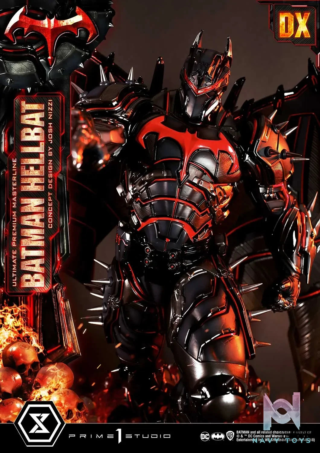 Prime 1 Studio – Ultimate Premium Masterline Batman (Comics) Batman Hellbat Concept Design by Josh Nizzi UPMDC-06 UPMDC-06DX UPMDC-06DXS (Licensed)