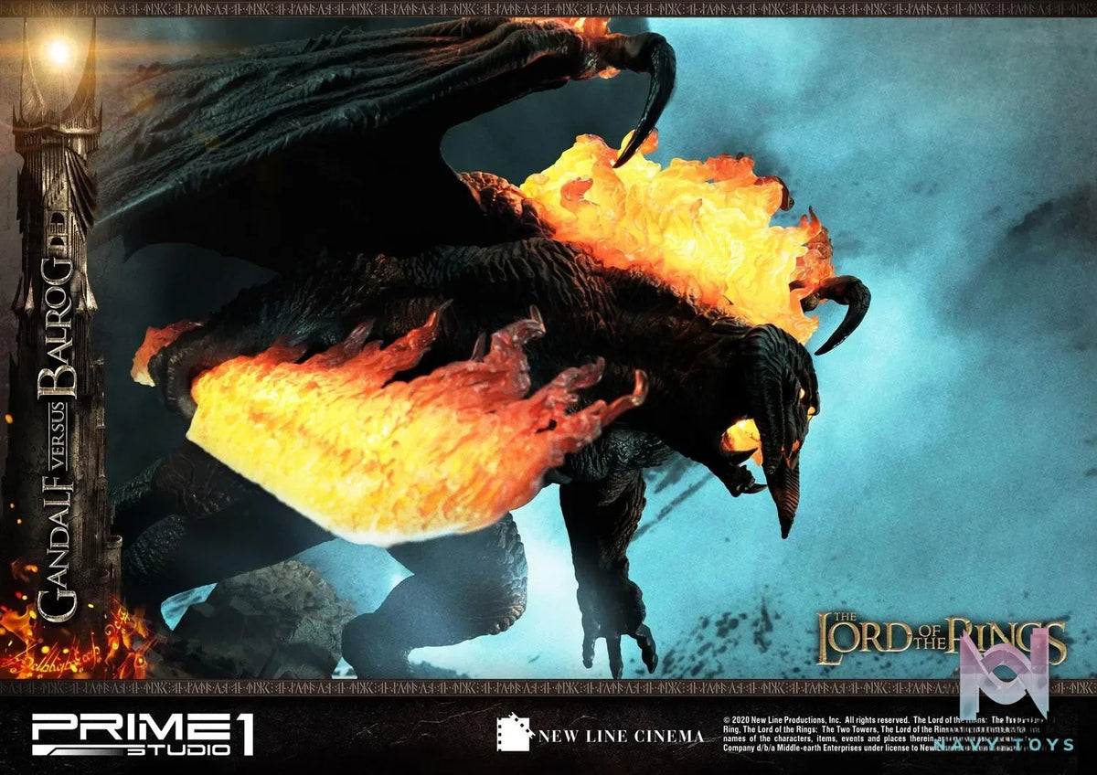 Prime 1 Studio – Premium Masterline The Lord of the Rings (Film) Gandalf Versus Balrog PMLOTR-02 PMLOTR-02EX (Licensed)