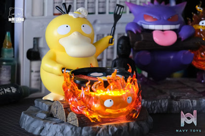 MMLAND Studio – Psyduck X Calcifer Pokémon X Howl’s Moving Castle