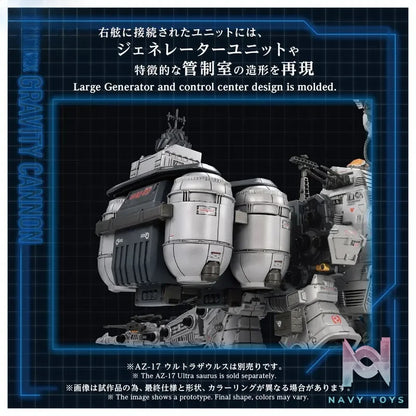 TAKARA TOMY – ZOIDS AZ-17EX Ultrasaurus Gravity Cannon Plastic Model (Licensed)