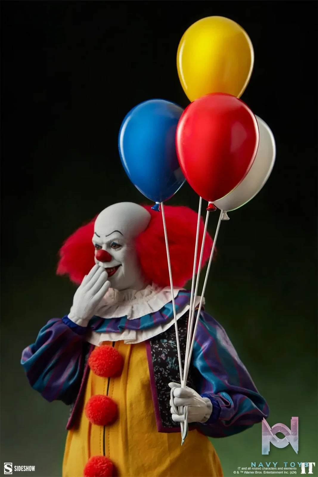 Sideshow Collectibles – It (1990) Pennywise 1/6 Scale Action Figure 100479 (Licensed)