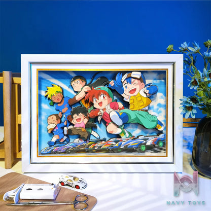Yu Zhi Jiang Studio – Multiple Characters Series #2 3D Decorative Painting Bakusou Kyoudai Let’s & Go!!
