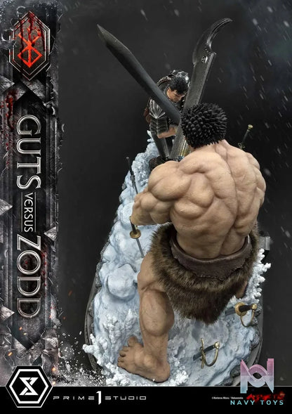 Guts versus Zodd UDMBR-01 UDMBR-01DX (Licensed) - Ultimate Diorama Masterline Berserk - Prime 1 Studio resin statue Navy Toys anime figure
