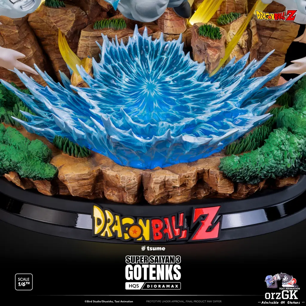 TSUME Studio - Dragon Ball SUPER SAIYAN 3 GOTENKS (Licensed) resin statue Navy Toys anime figure