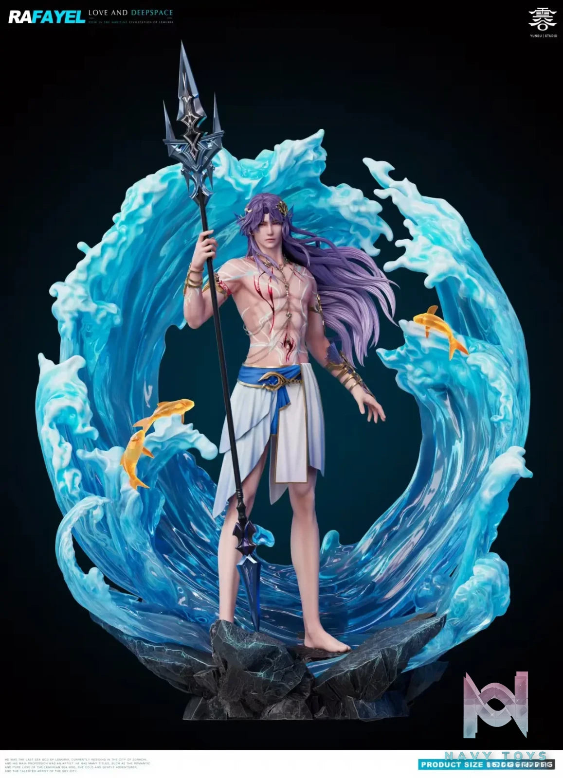 Yun Gu Studio – Love and Deepspace 1/6 Statue Mermaid Rafayel
